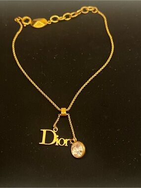 Dior Bracelet with Crystal Drop